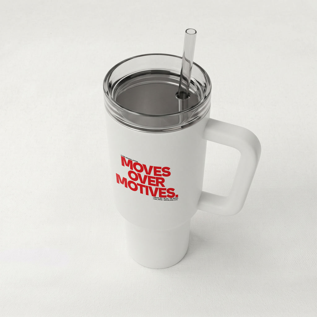 MOVES OVER MOTIVES | High-Capacity Handled Tumbler | Vol. 2