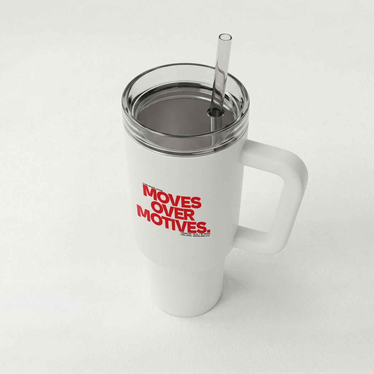 MOVES OVER MOTIVES | High-Capacity Handled Tumbler | Vol. 2