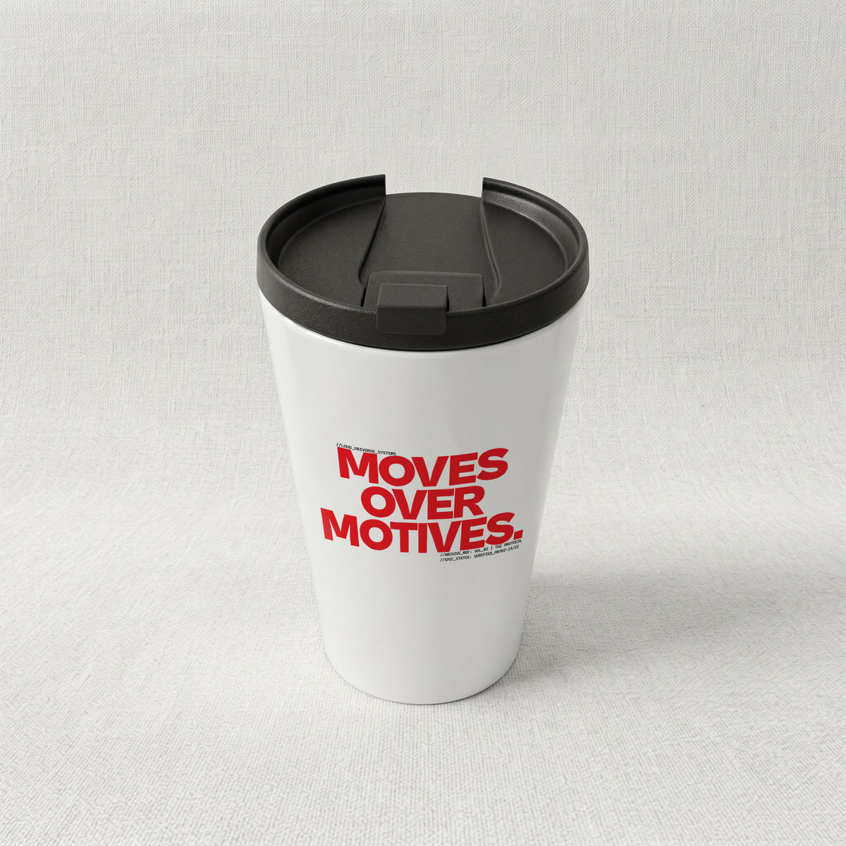 MOVES OVER MOTIVES | Cone Insulated Tumbler | Vol. 2