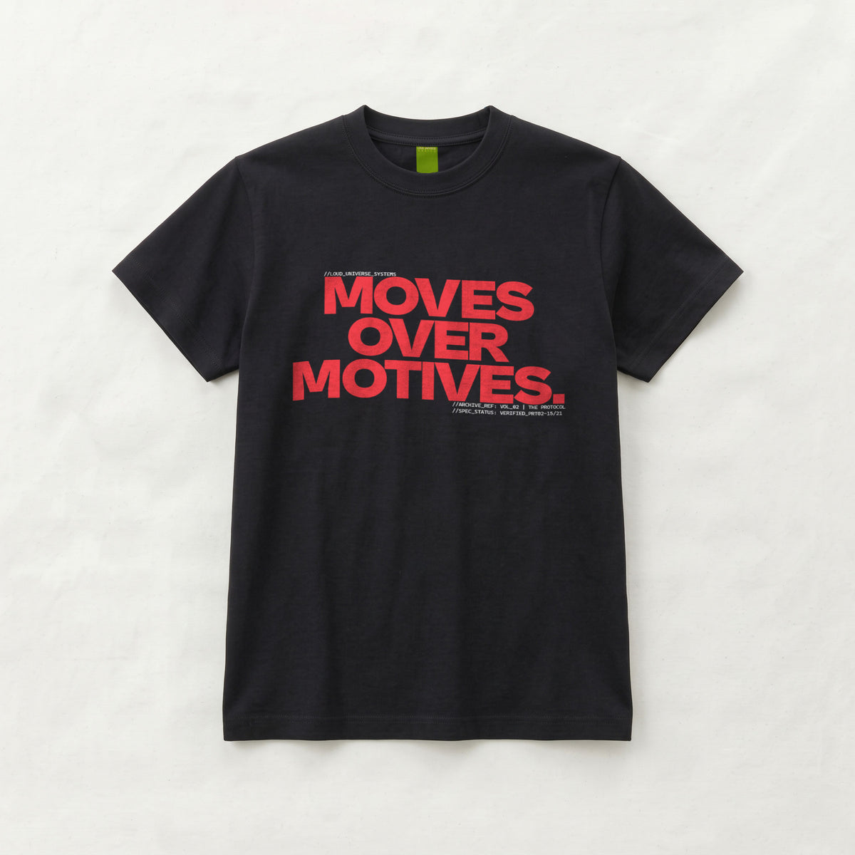 MOVES OVER MOTIVES | Unisex Regular Fit Minimalist T-Shirt | Vol. 2