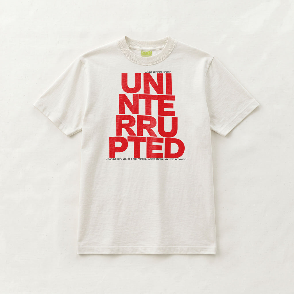 UNINTERRUPTED COMPOUNDING | Unisex Regular Fit Minimalist T-Shirt | Vol. 2