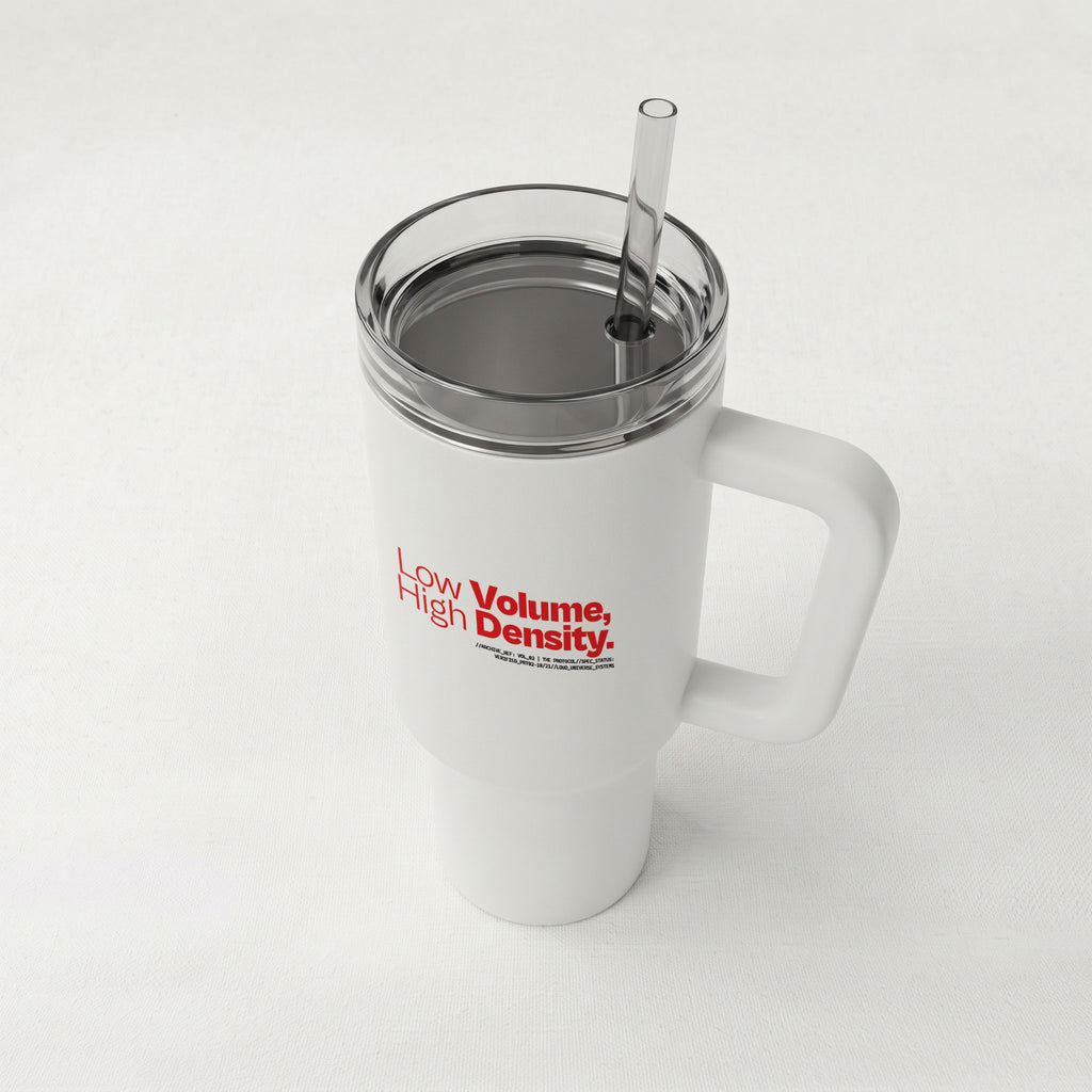 LOW VOLUME HIGH DENSITY | High-Capacity Handled Tumbler | Vol. 2