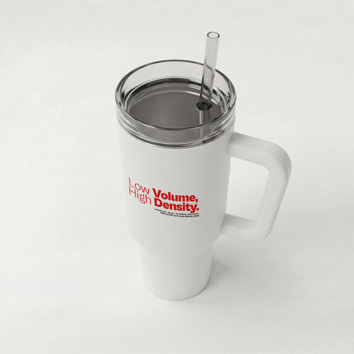 LOW VOLUME HIGH DENSITY | High-Capacity Handled Tumbler | Vol. 2