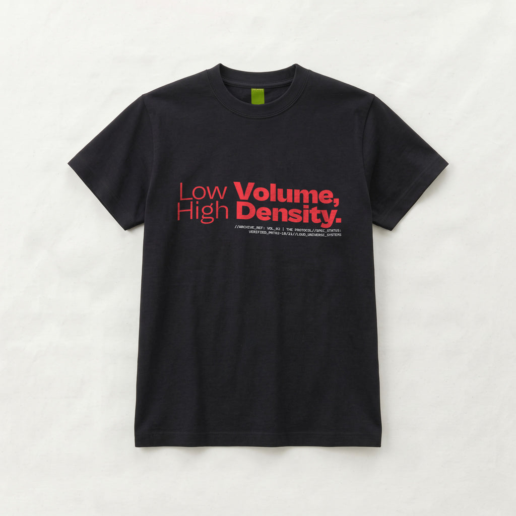 LOW VOLUME HIGH DENSITY | Unisex Regular Fit Minimalist T-Shirt | Vol. 2