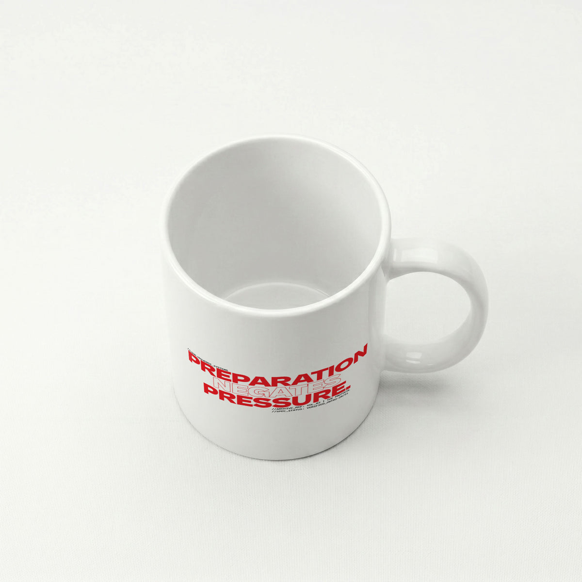 PREPARATION NEGATES PRESSURE | Coffee Mug | Vol. 2