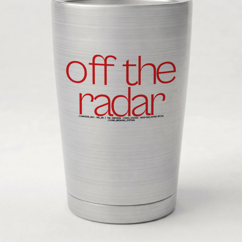 OFF THE RADAR | Cone Insulated Tumbler | Vol. 2