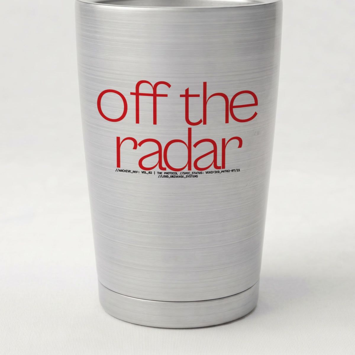 OFF THE RADAR | Cone Insulated Tumbler | Vol. 2