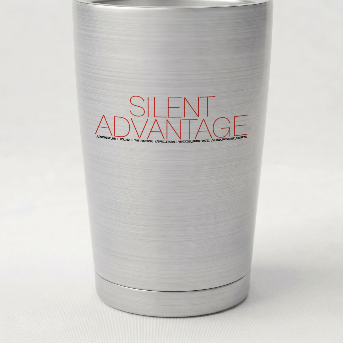 SILENT ADVANTAGE | Cone Insulated Tumbler | Vol. 2