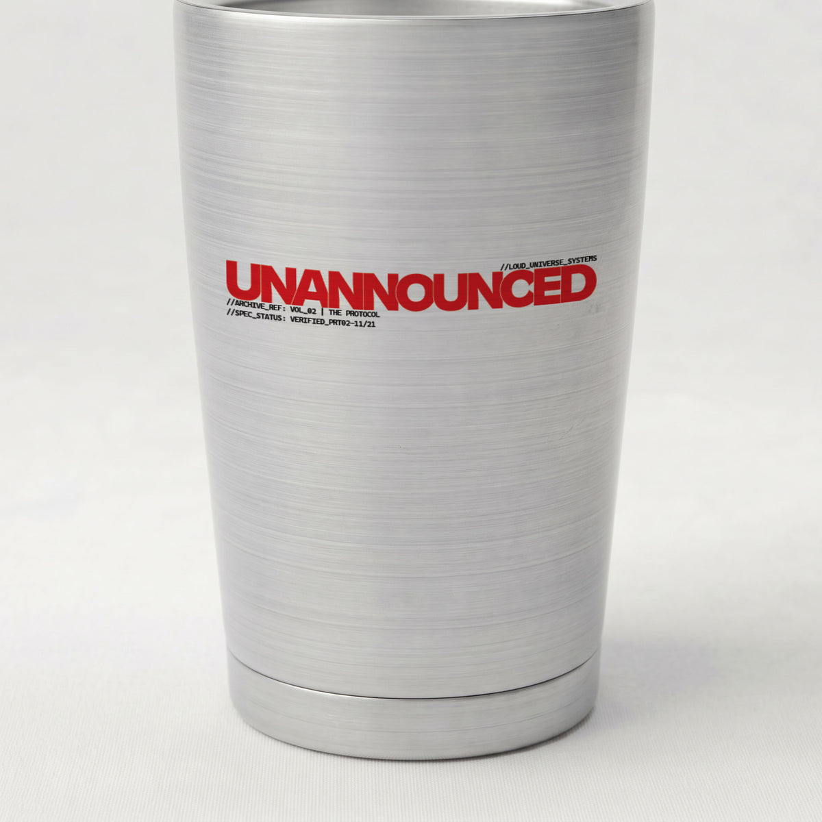 UNANNOUNCED | Cone Insulated Tumbler | Vol. 2