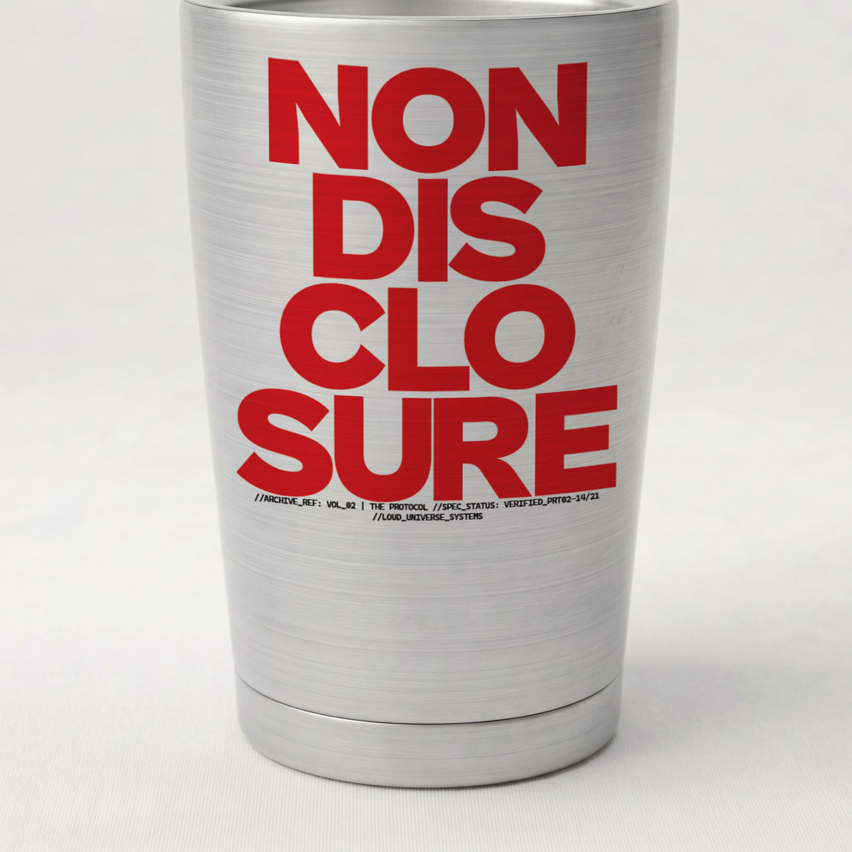NON-DISCLOSURE | Cone Insulated Tumbler | Vol. 2