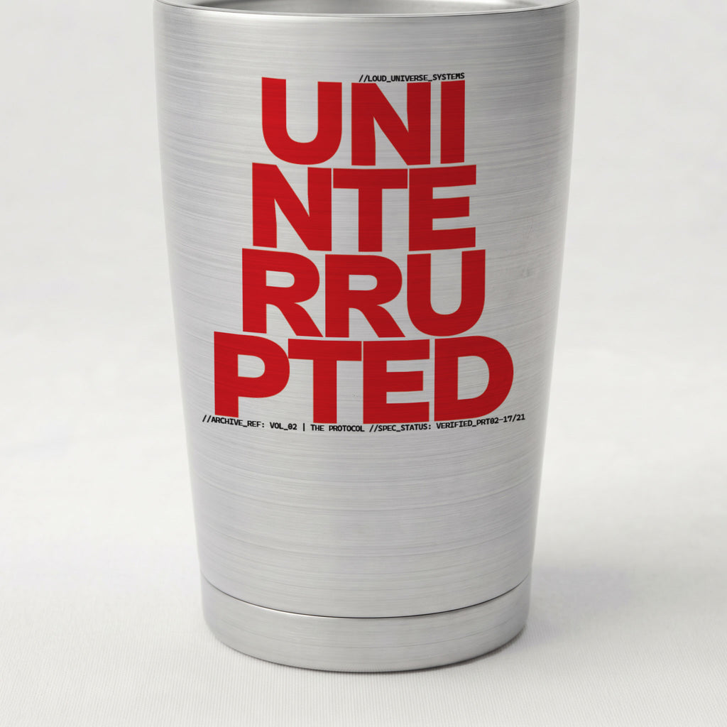 UNINTERRUPTED COMPOUNDING | Cone Insulated Tumbler | Vol. 2