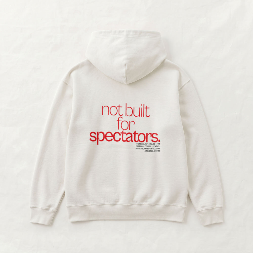 NOT BUILT FOR SPECTATORS | Unisex Heavyweight French Terry Hoodie | Vol. 2
