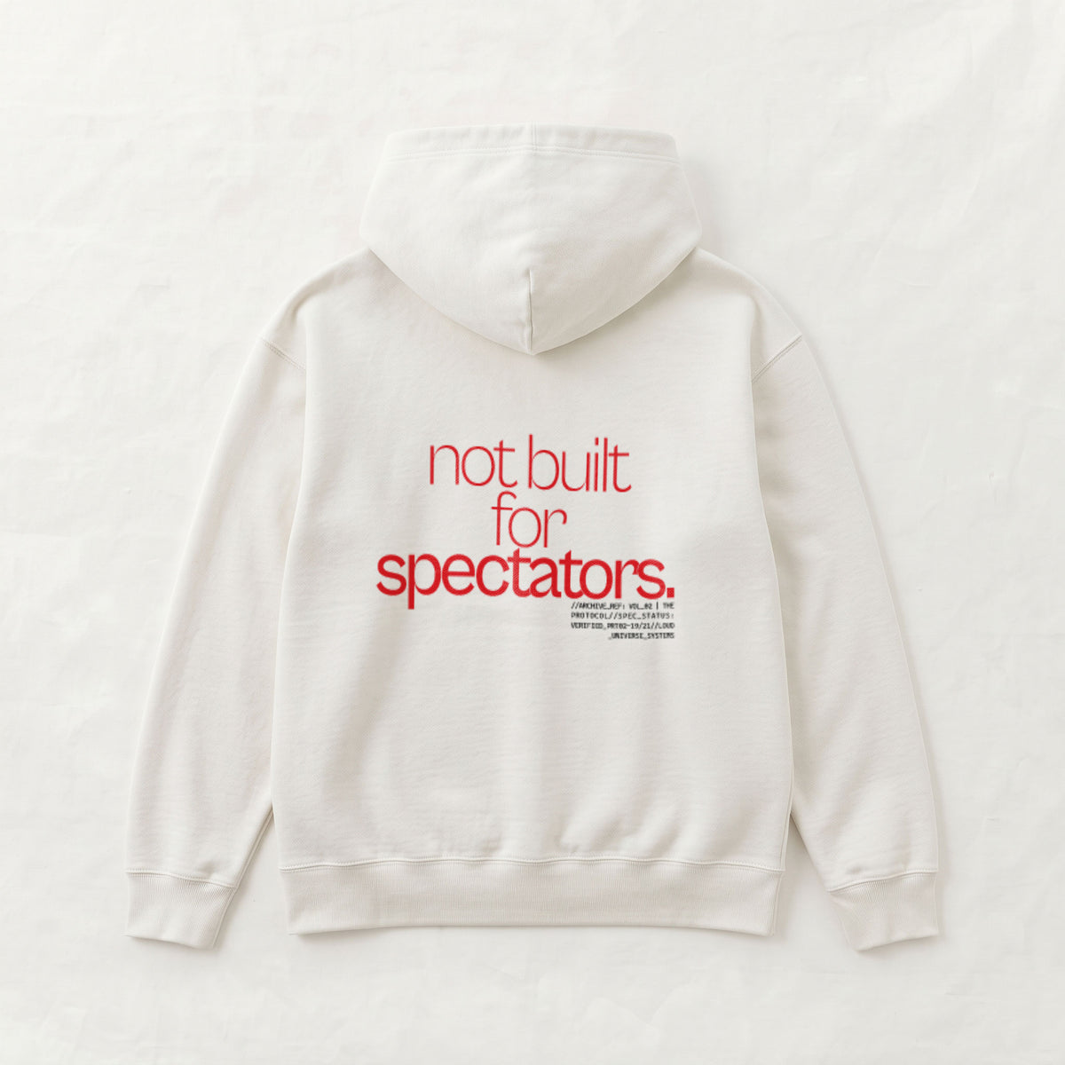 NOT BUILT FOR SPECTATORS | Unisex Heavyweight French Terry Hoodie | Vol. 2