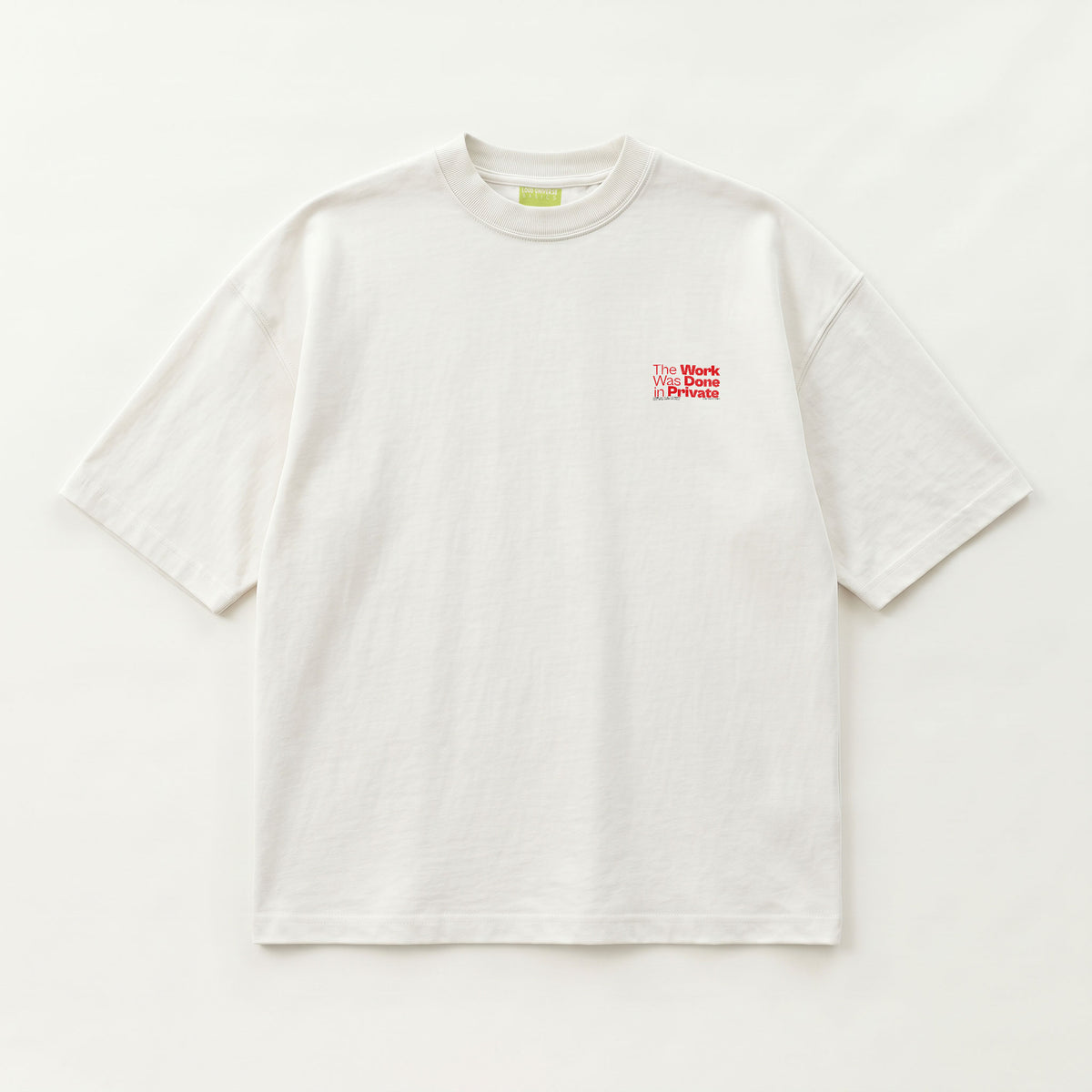 THE WORK WAS DONE IN PRIVATE | Unisex Oversized Heavyweight T-Shirt  | Vol. 2