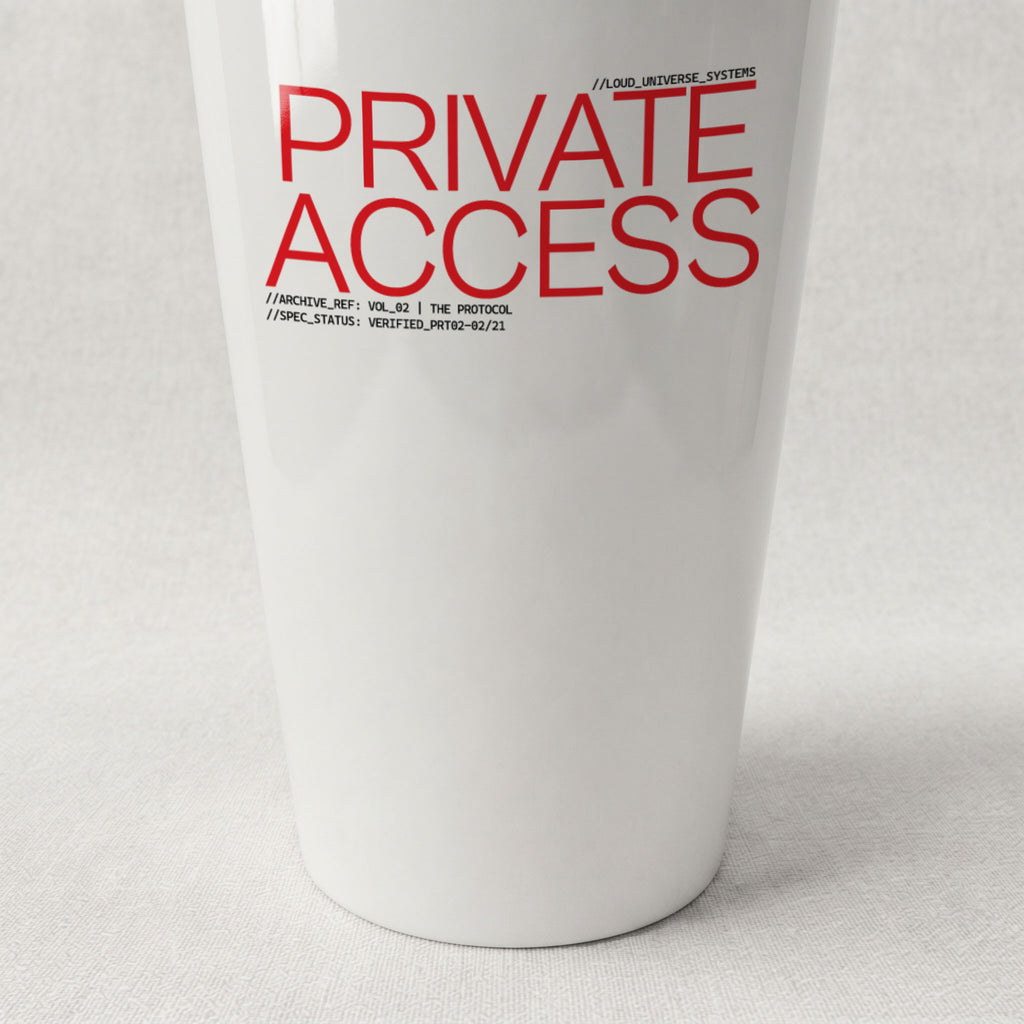 PRIVATE ACCESS | Cone Insulated Tumbler | Vol. 2