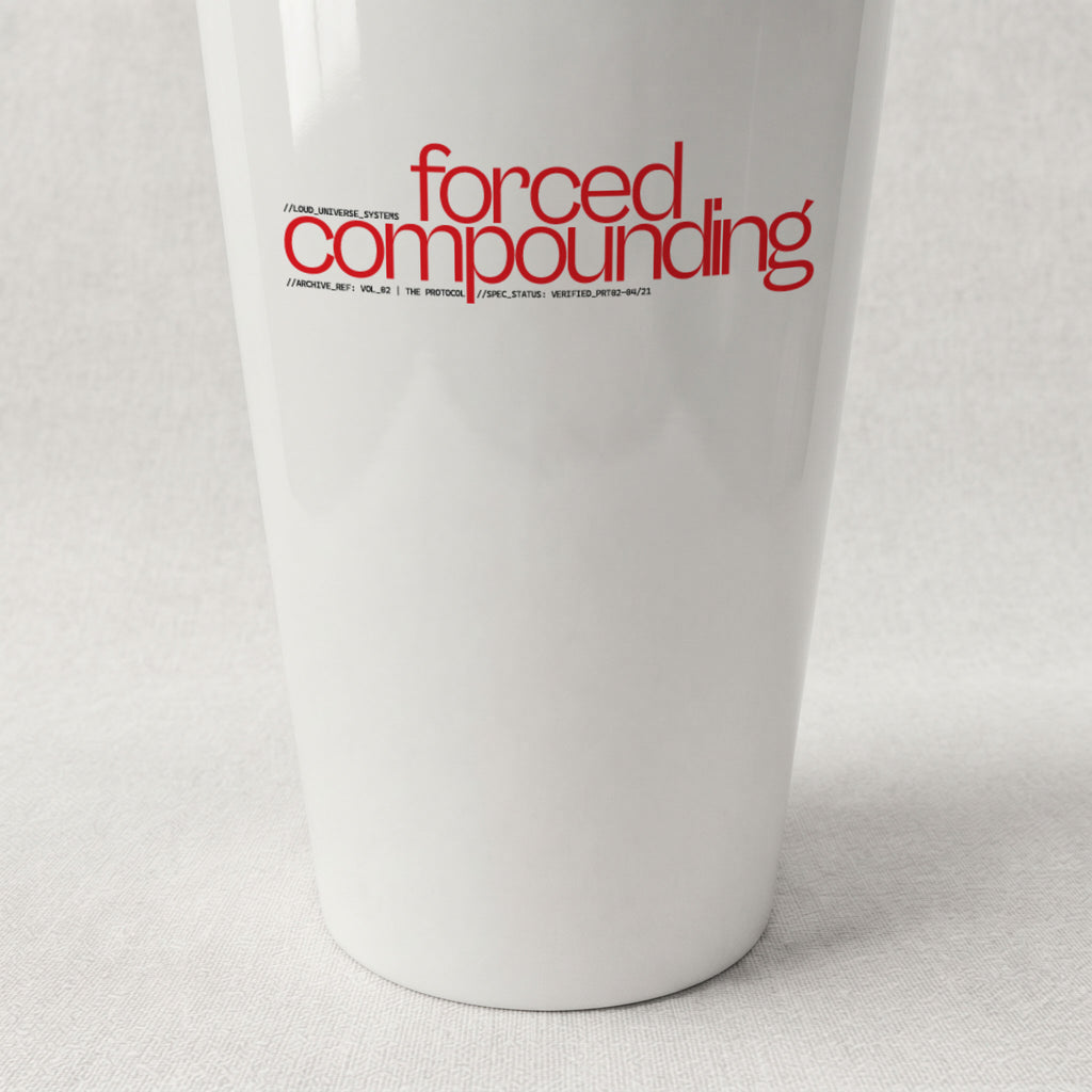 FORCED COMPOUNDING | Cone Insulated Tumbler | Vol. 2