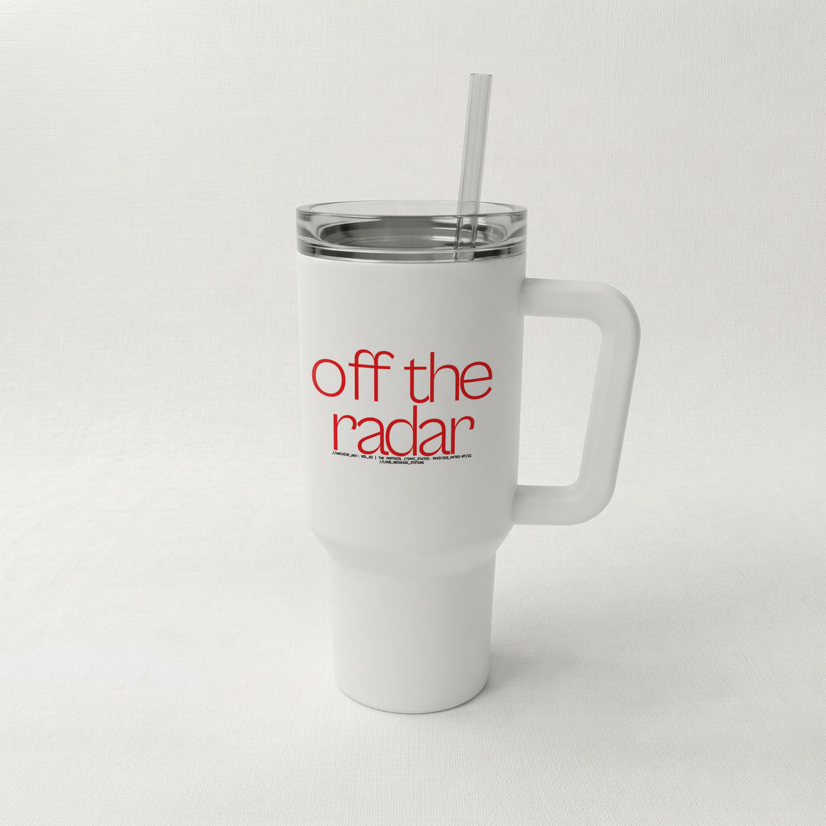 OFF THE RADAR | High-Capacity Handled Tumbler | Vol. 2