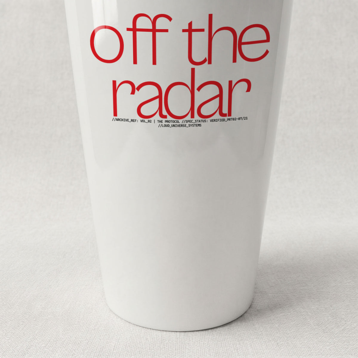 OFF THE RADAR | Cone Insulated Tumbler | Vol. 2