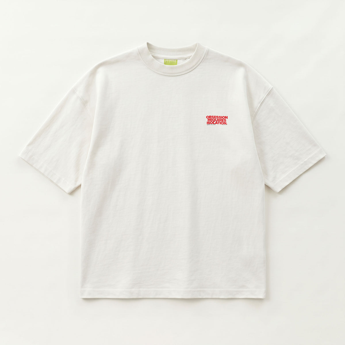 OBSESSION REQUIRES ISOLATION | Unisex Oversized Heavyweight T-Shirt  | Vol. 2