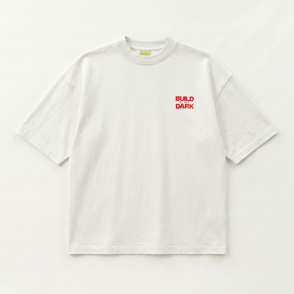 BUILD IN THE DARK | Unisex Oversized Heavyweight T-Shirt  | Vol. 2