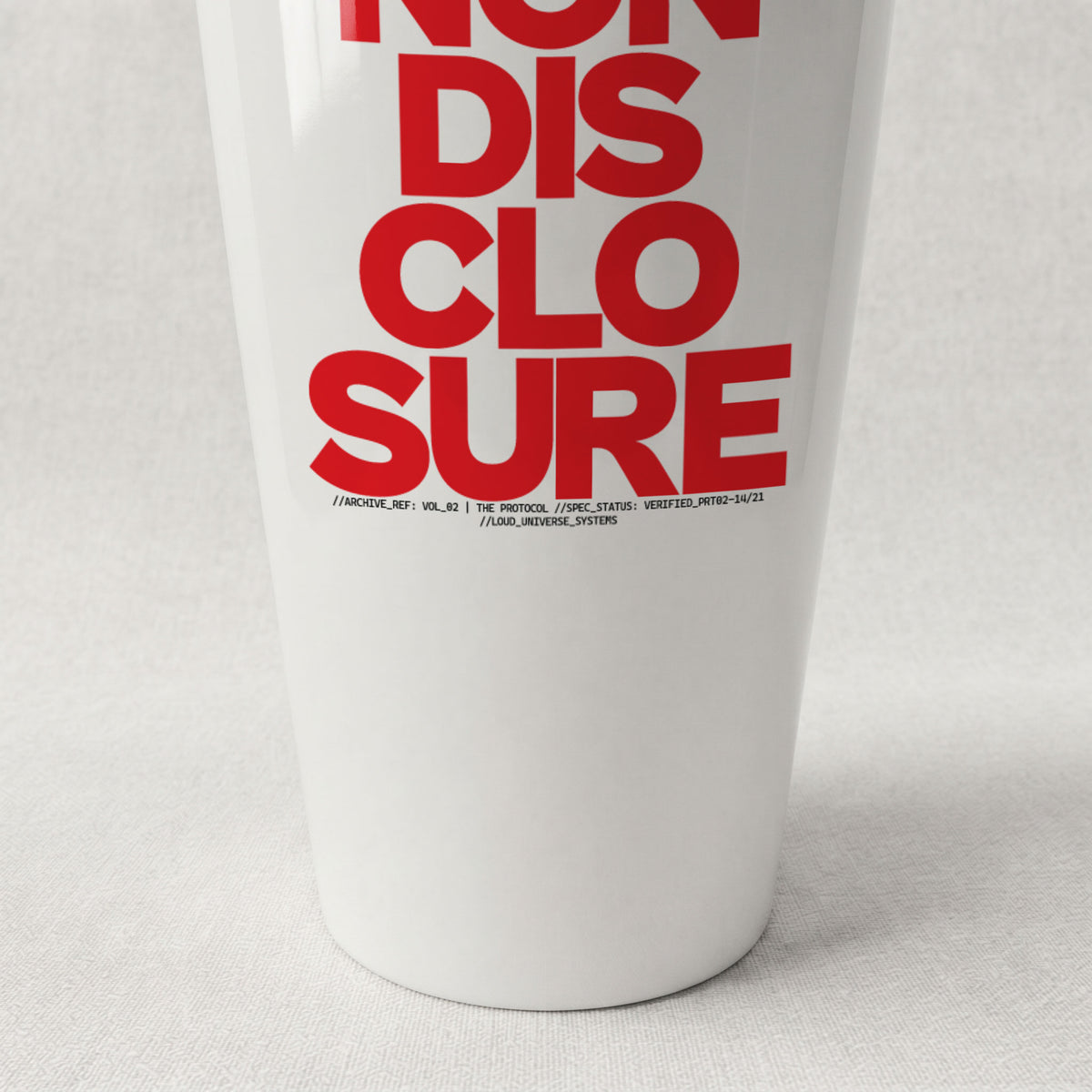 NON-DISCLOSURE | Cone Insulated Tumbler | Vol. 2