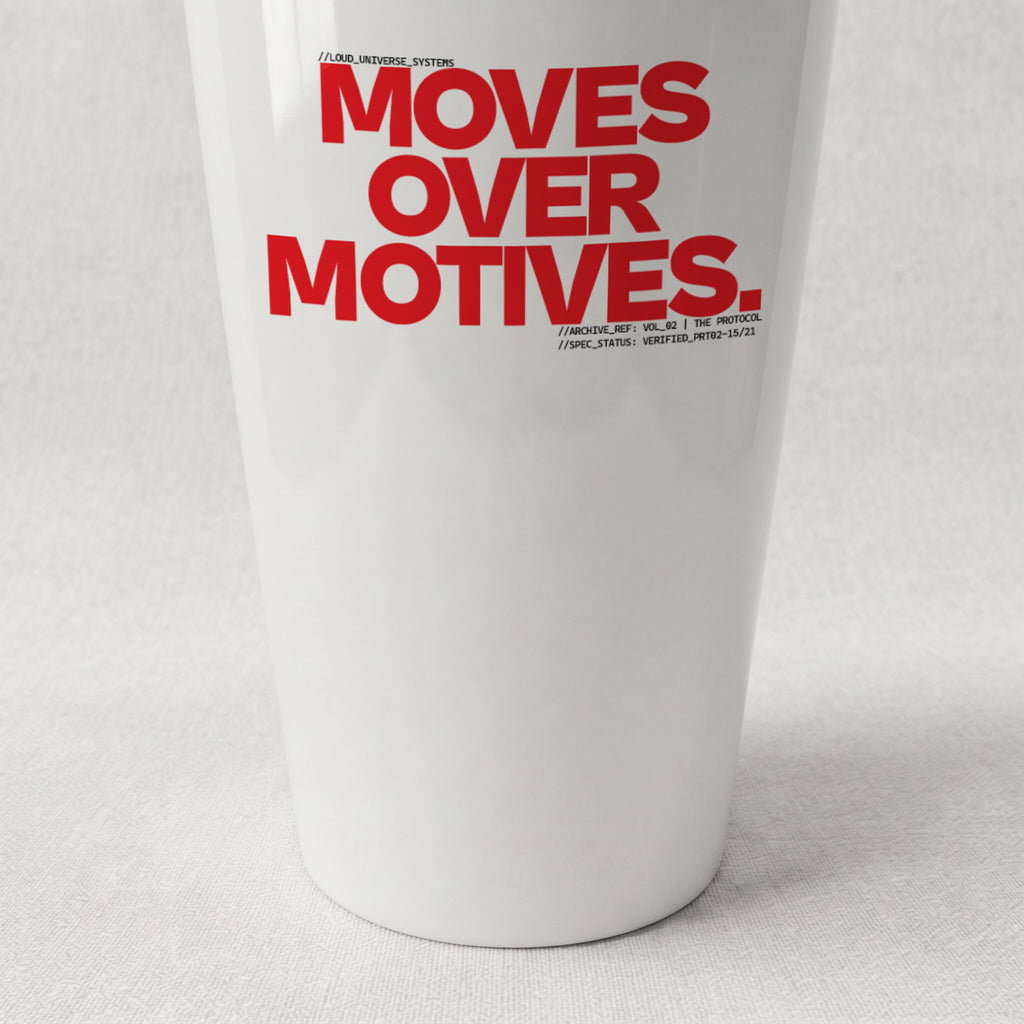MOVES OVER MOTIVES | Cone Insulated Tumbler | Vol. 2