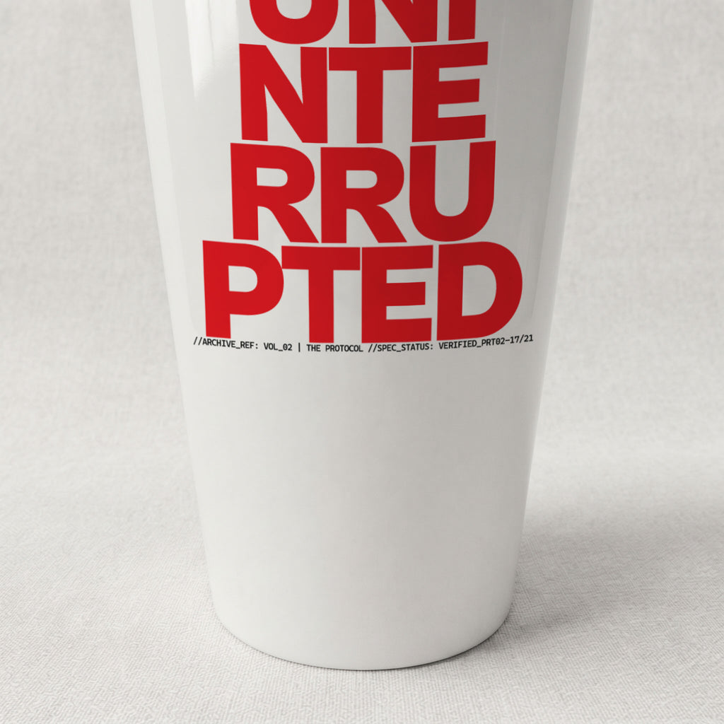 UNINTERRUPTED COMPOUNDING | Cone Insulated Tumbler | Vol. 2
