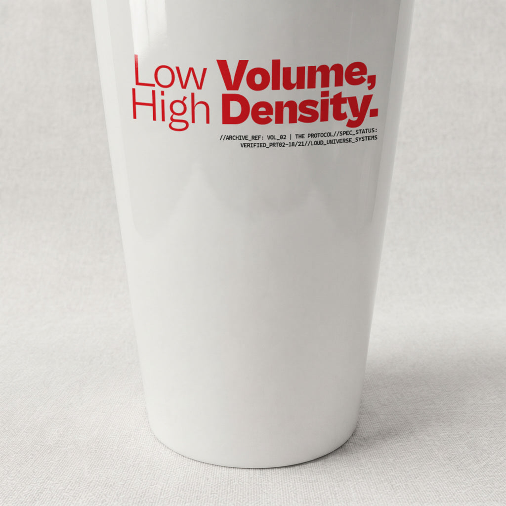 LOW VOLUME HIGH DENSITY | Cone Insulated Tumbler | Vol. 2