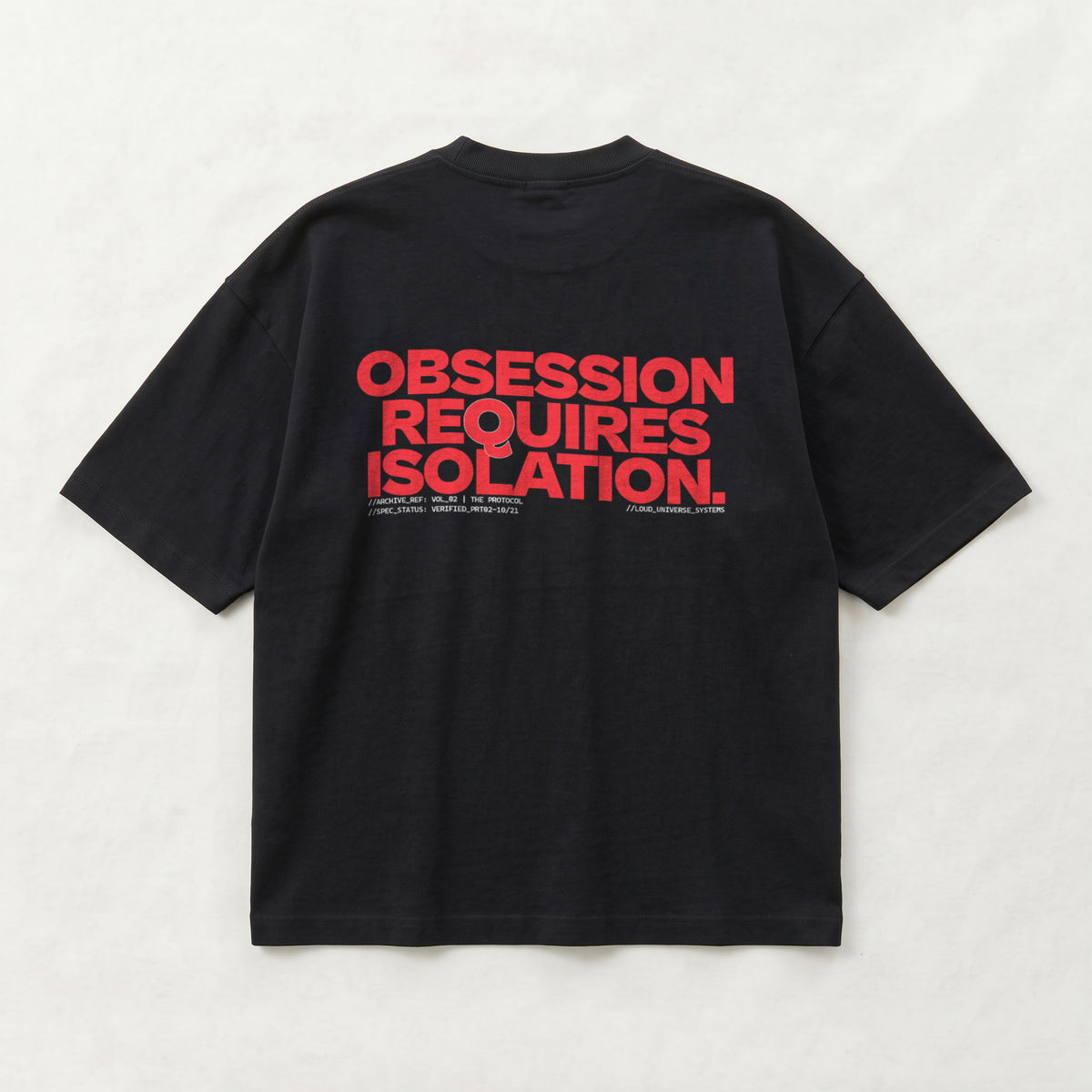 OBSESSION REQUIRES ISOLATION | Unisex Oversized Heavyweight T-Shirt  | Vol. 2