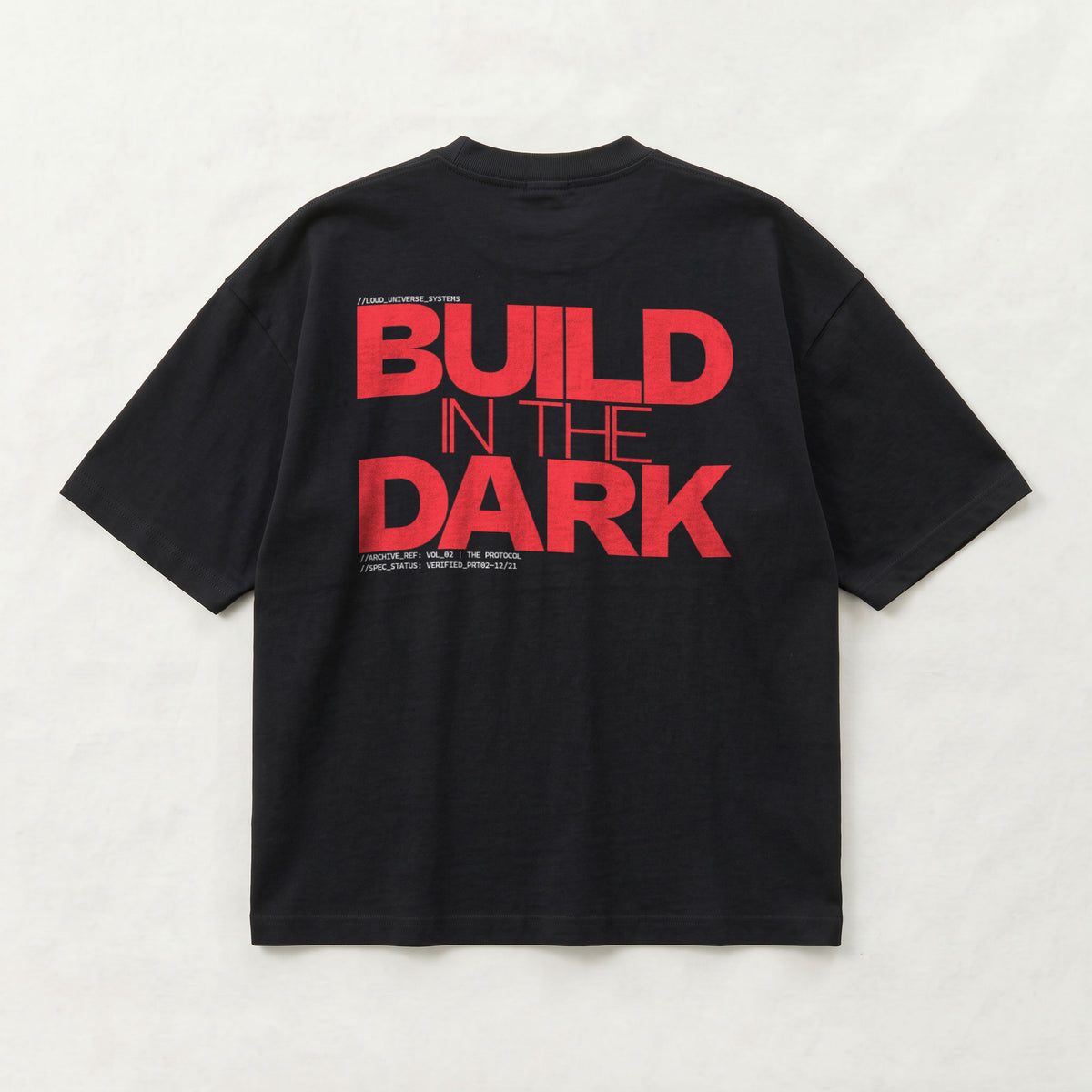 BUILD IN THE DARK | Unisex Oversized Heavyweight T-Shirt  | Vol. 2