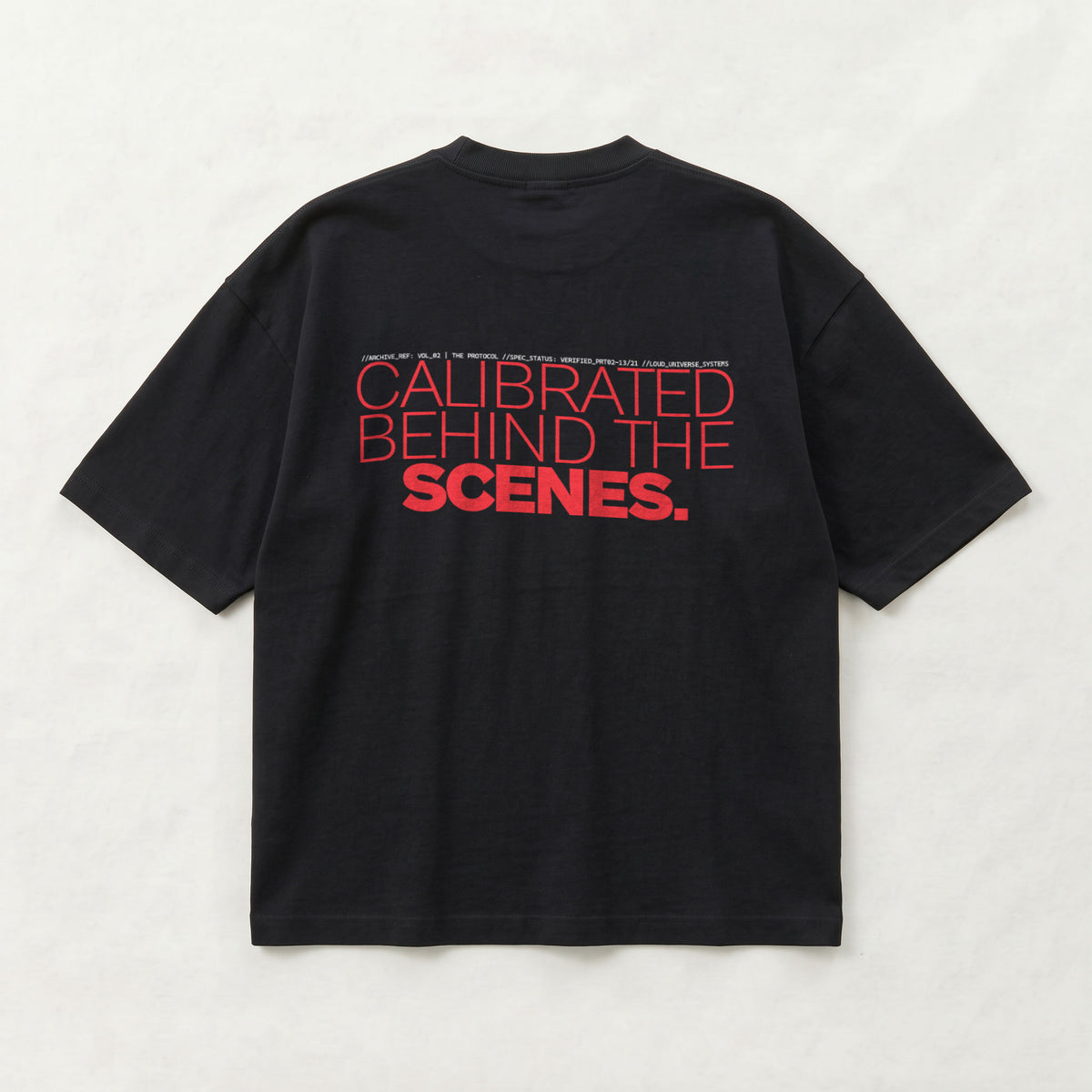 CALIBRATED BEHIND THE SCENES | Unisex Oversized Heavyweight T-Shirt  | Vol. 2