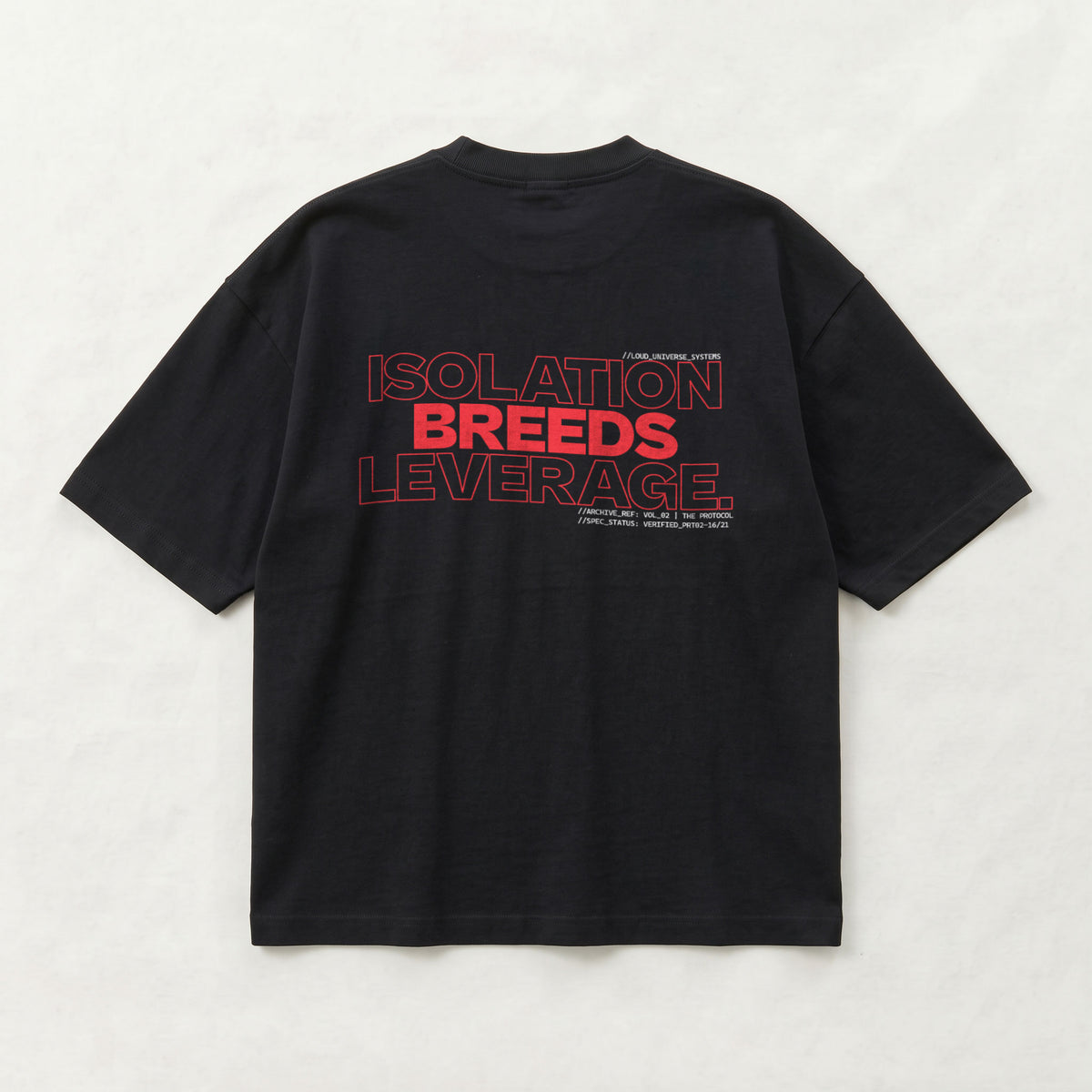ISOLATION BREEDS LEVERAGE | Unisex Oversized Heavyweight T-Shirt  | Vol. 2