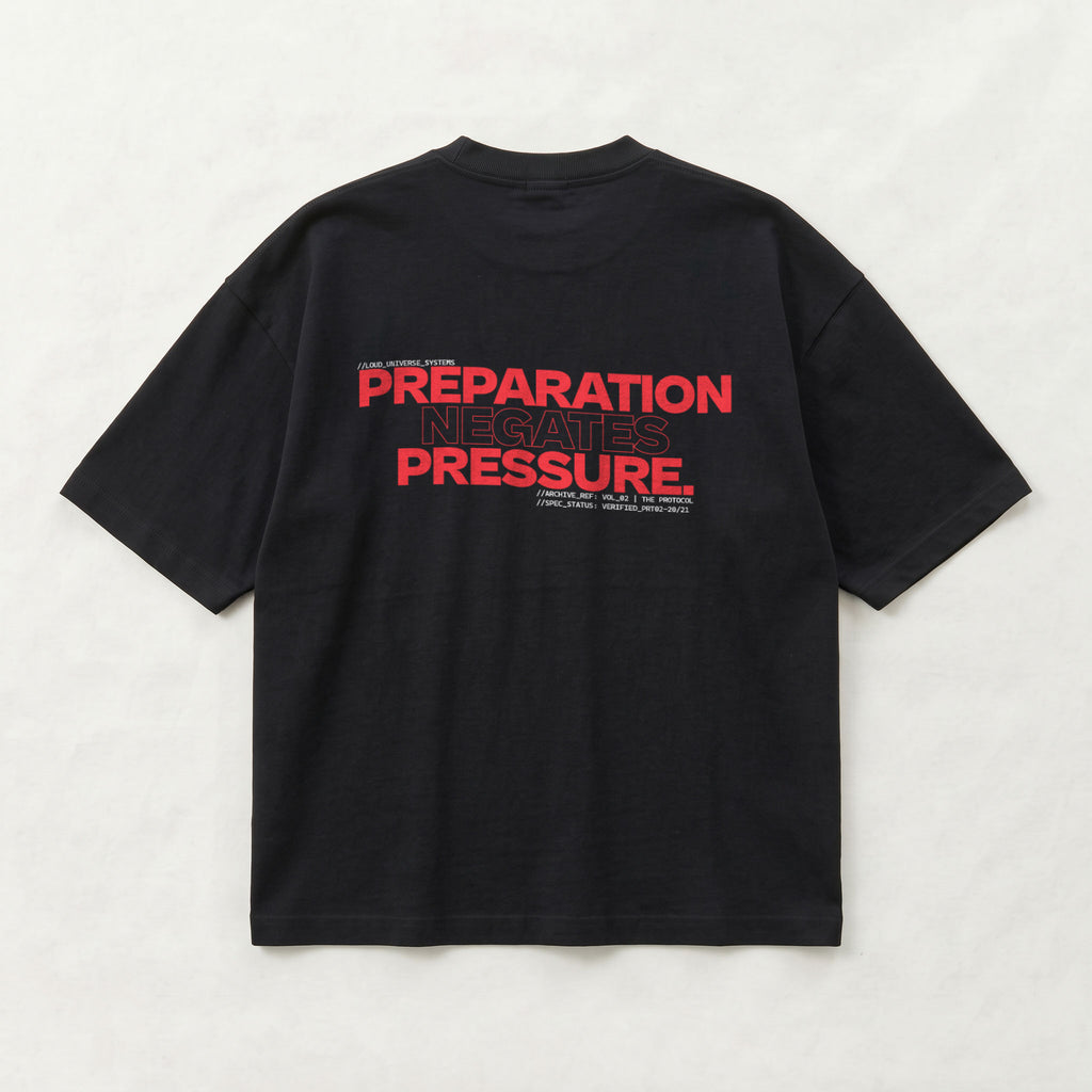PREPARATION NEGATES PRESSURE | Unisex Oversized Heavyweight T-Shirt  | Vol. 2