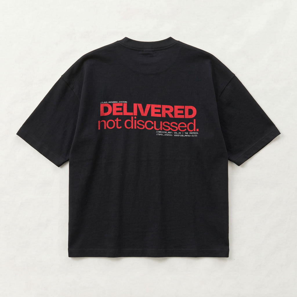 DELIVERED, NOT DISCUSSED | Unisex Oversized Heavyweight T-Shirt  | Vol. 2