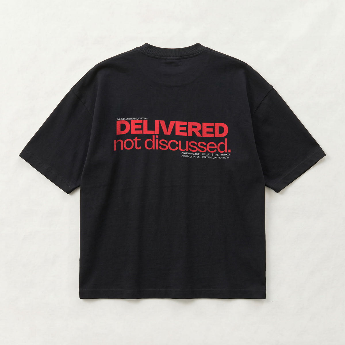 DELIVERED, NOT DISCUSSED | Unisex Oversized Heavyweight T-Shirt  | Vol. 2