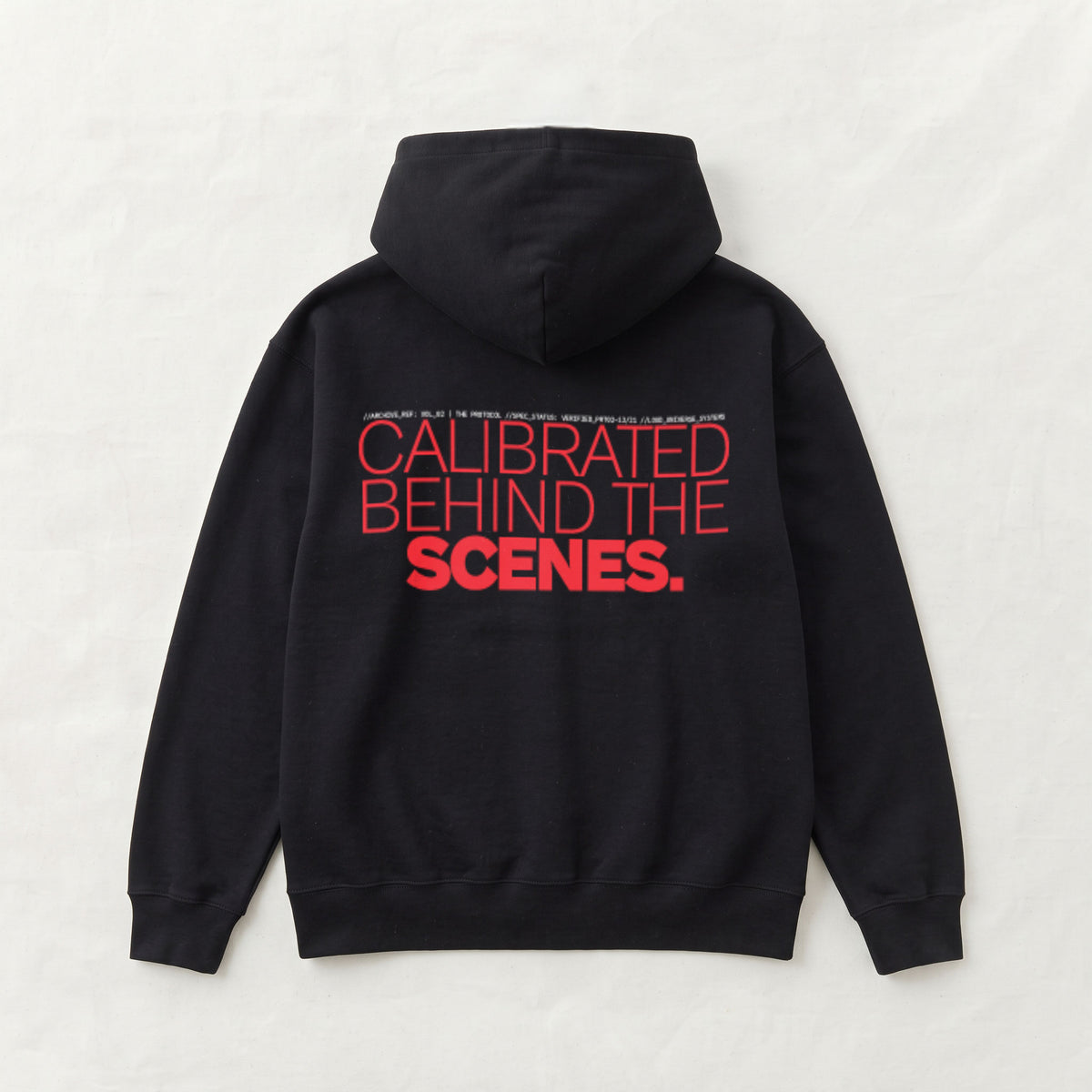 CALIBRATED BEHIND THE SCENES | Unisex Heavyweight French Terry Hoodie | Vol. 2