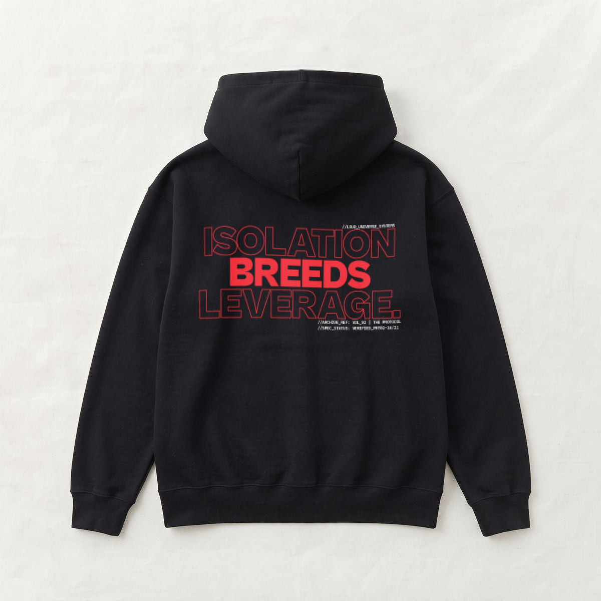 ISOLATION BREEDS LEVERAGE | Unisex Heavyweight French Terry Hoodie | Vol. 2