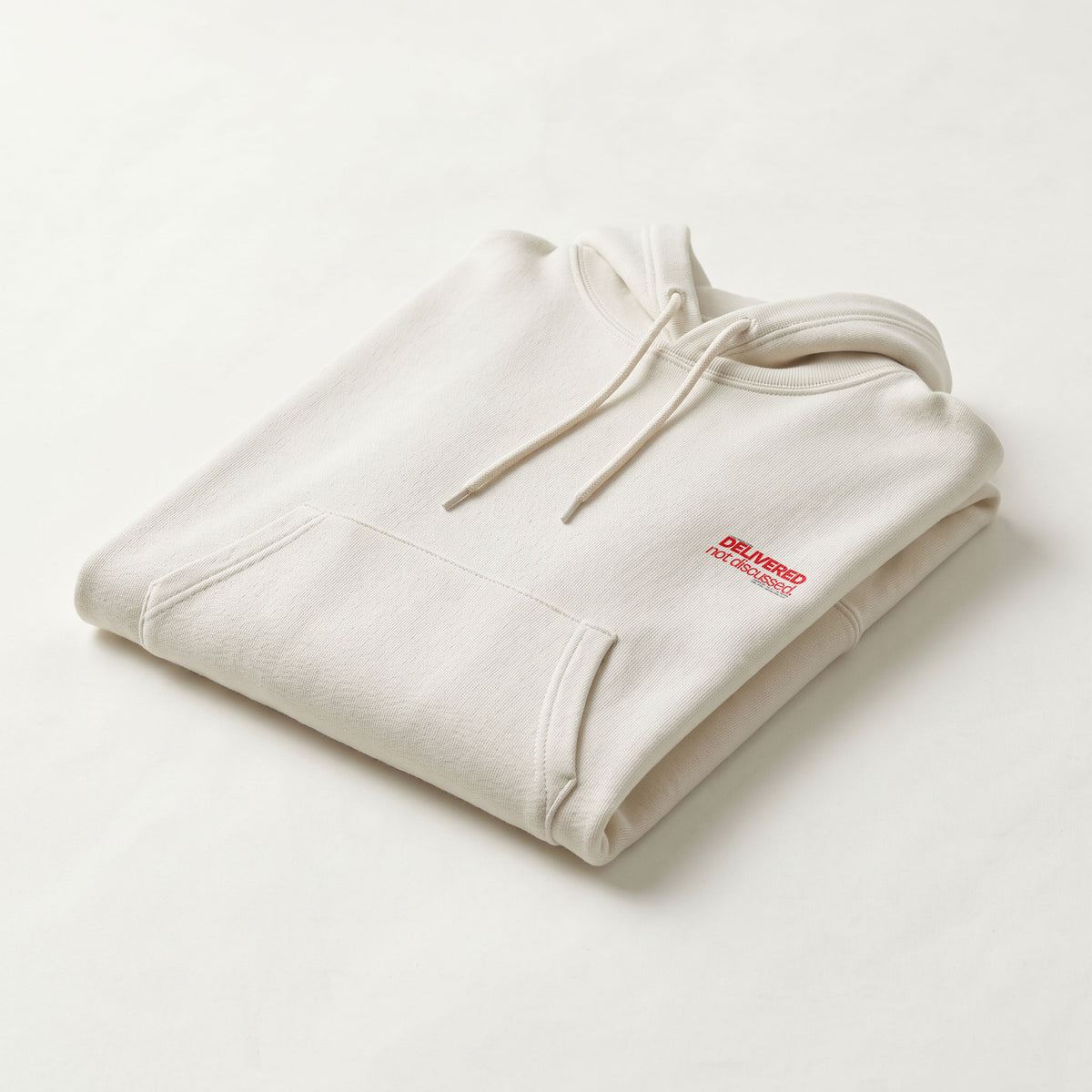 DELIVERED, NOT DISCUSSED | Unisex Heavyweight French Terry Hoodie | Vol. 2