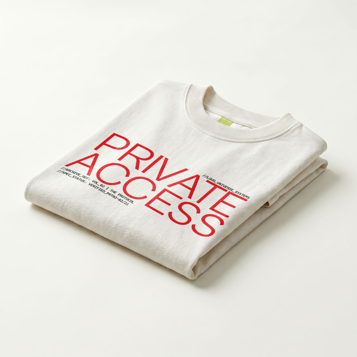 PRIVATE ACCESS | Unisex Regular Fit Minimalist T-Shirt | Vol. 2