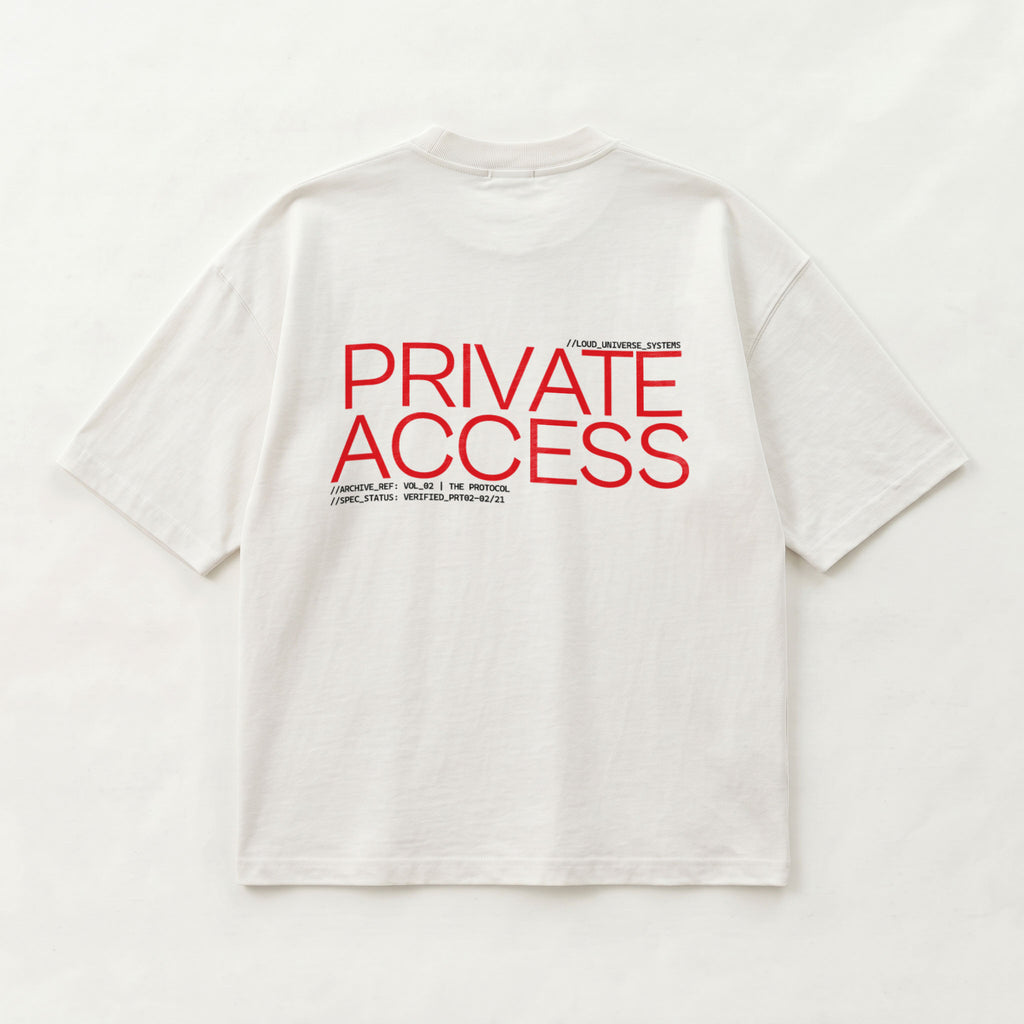 PRIVATE ACCESS | Unisex Oversized Heavyweight T-Shirt  | Vol. 2