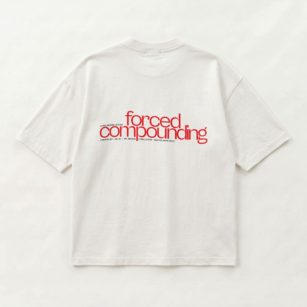 FORCED COMPOUNDING | Unisex Oversized Heavyweight T-Shirt  | Vol. 2