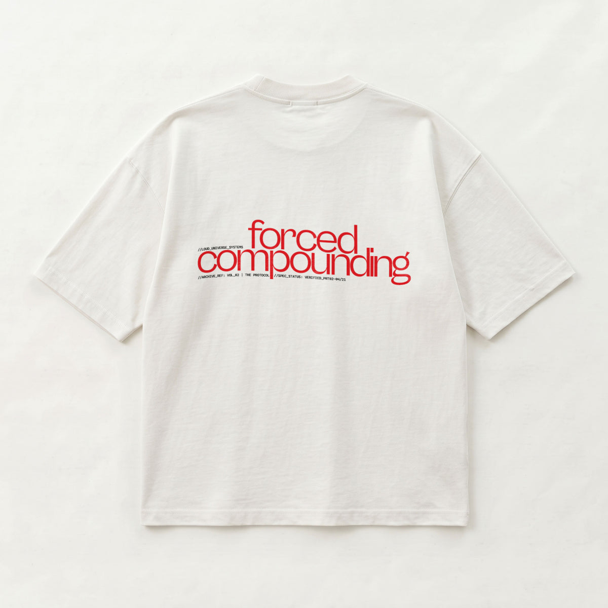 FORCED COMPOUNDING | Unisex Oversized Heavyweight T-Shirt  | Vol. 2