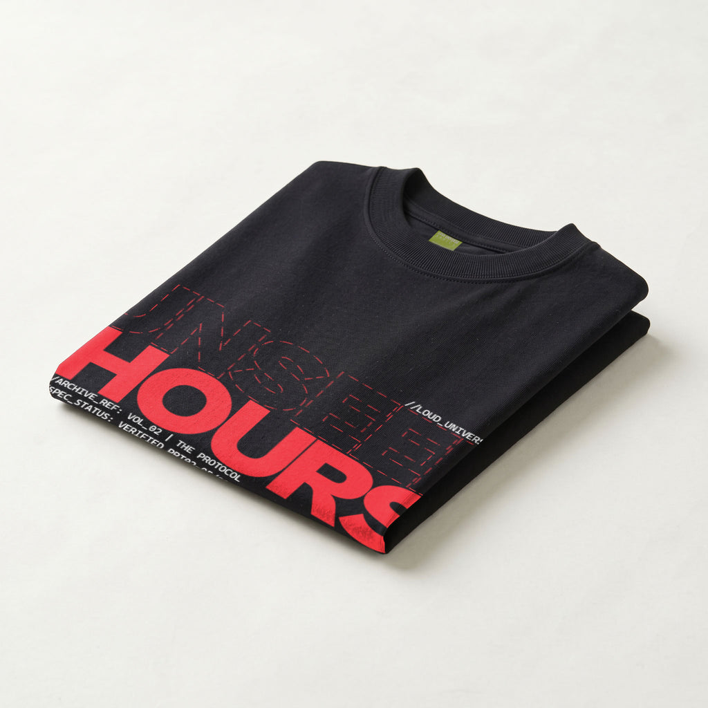 UNSEEN HOURS | Unisex Regular Fit Minimalist T-Shirt | Vol. 2