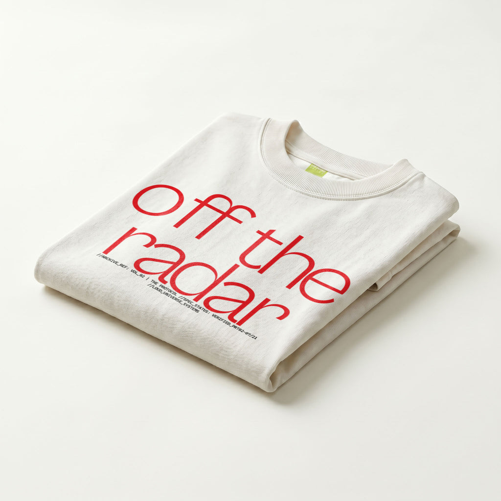 OFF THE RADAR | Unisex Regular Fit Minimalist T-Shirt | Vol. 2