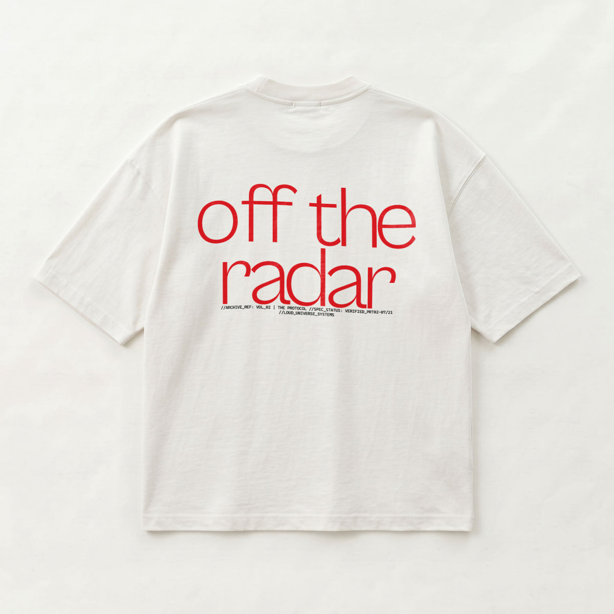 OFF THE RADAR | Unisex Oversized Heavyweight T-Shirt  | Vol. 2