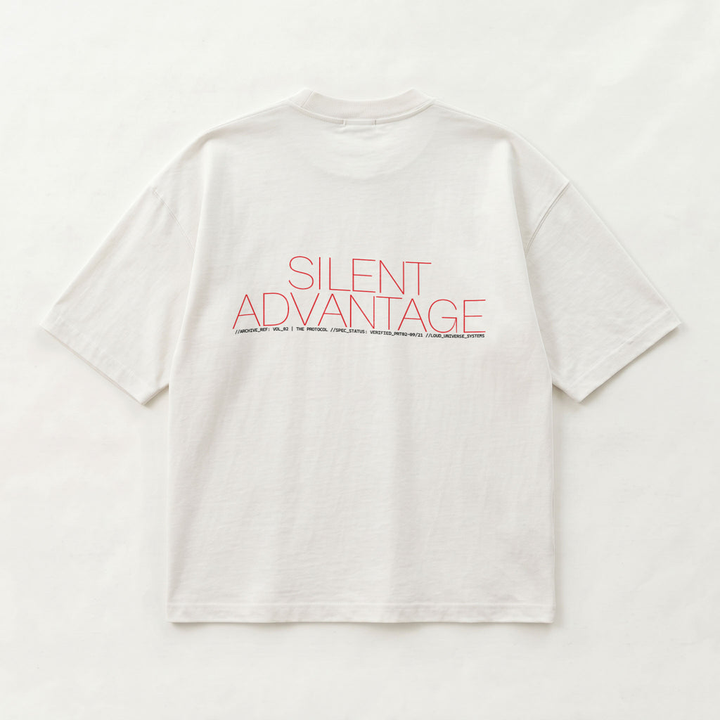 SILENT ADVANTAGE | Unisex Oversized Heavyweight T-Shirt  | Vol. 2