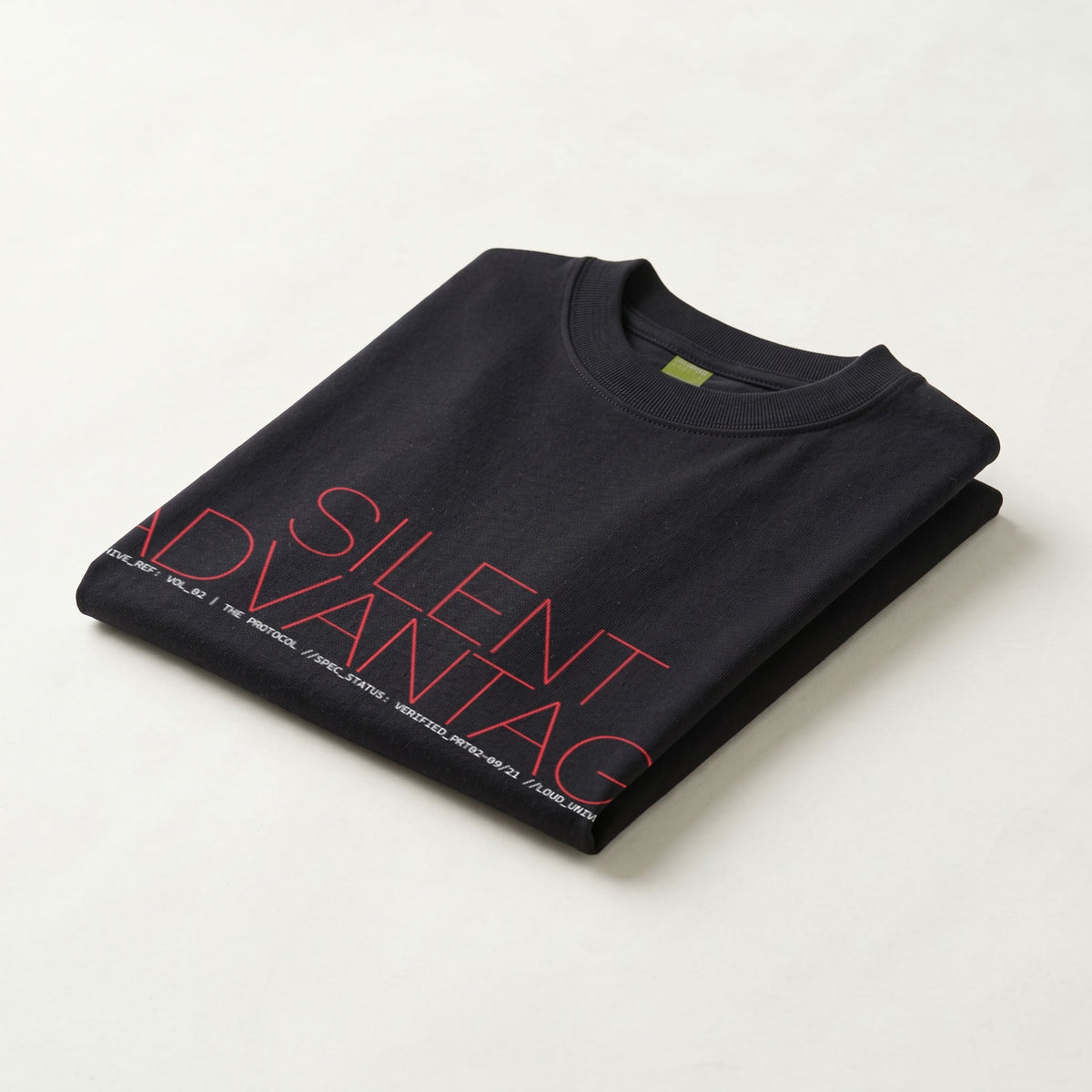SILENT ADVANTAGE | Unisex Regular Fit Minimalist T-Shirt | Vol. 2