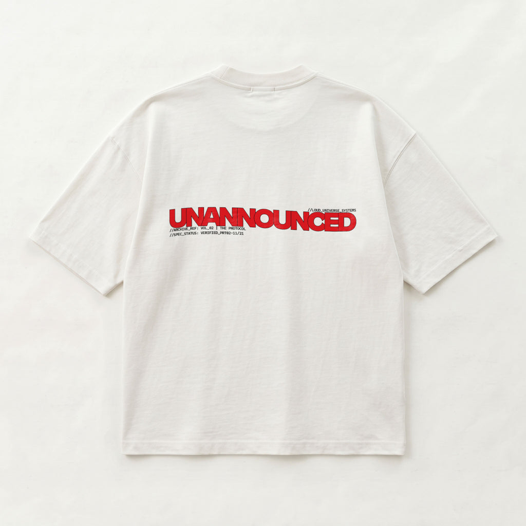 UNANNOUNCED | Unisex Oversized Heavyweight T-Shirt  | Vol. 2