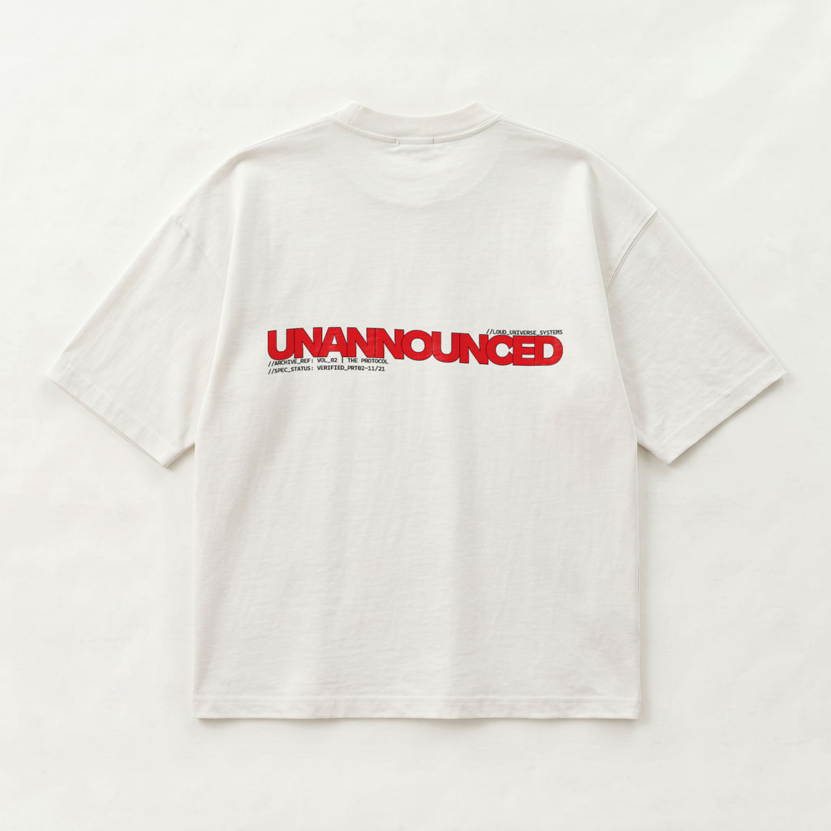 UNANNOUNCED | Unisex Oversized Heavyweight T-Shirt  | Vol. 2