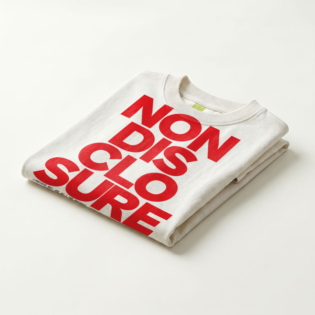 NON-DISCLOSURE | Unisex Regular Fit Minimalist T-Shirt | Vol. 2